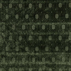 Cornice Pine Green Ornate Fabric by Kirkby Design — flat