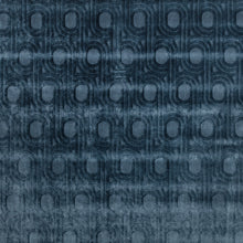 Cornice Midnight Ornate Fabric by Kirkby Design — flat