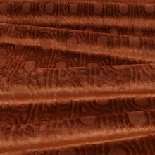 Cornice Bonfire Ornate Fabric by Kirkby Design — draped