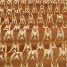 Eventail FR Crib 5 Radiance Ornate Fabric by Kirkby Design — draped