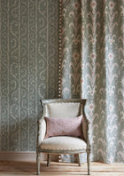 LW 338 636 Kanthakat Sage Rose Fabric by Lewis & Wood