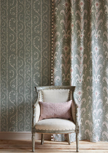 LW 338 636 Kanthakat Sage Rose Fabric by Lewis & Wood