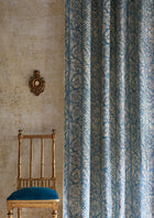 LW 349 647 Kashmiri Marmara Gold Fabric by Lewis & Wood
