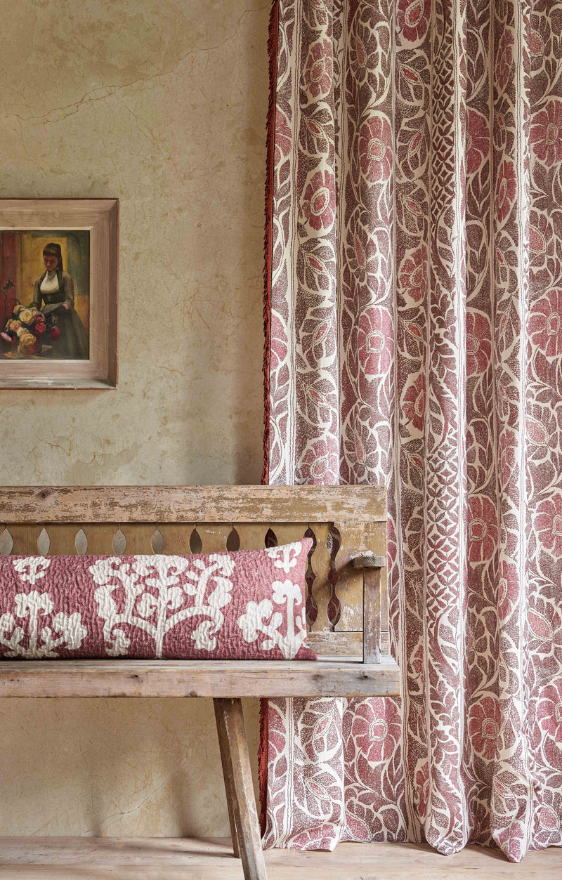 LW 349 648 Kashmiri Pot Pourri Fabric by Lewis & Wood