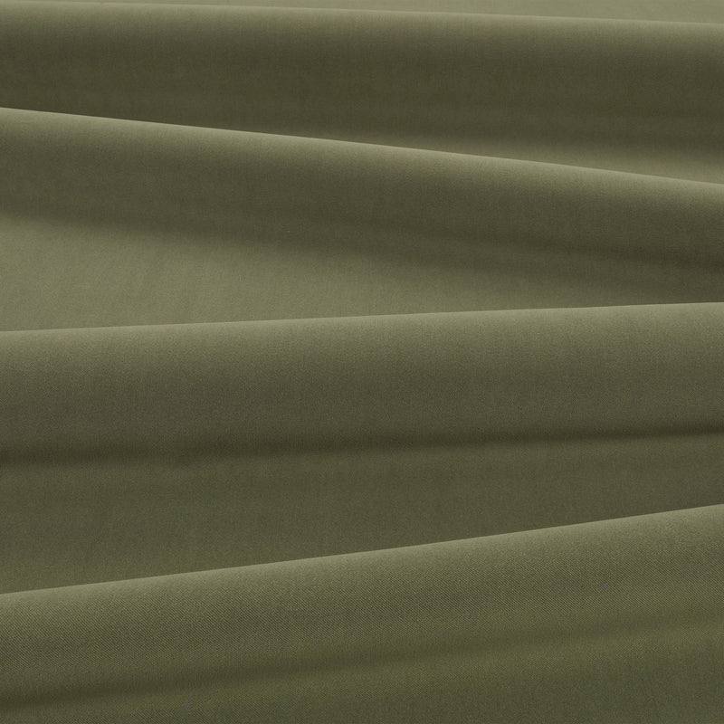 Smooth IV FR Crib 5 Celadon Smooth IV EasyClean Fabric by Kirkby Design — draped