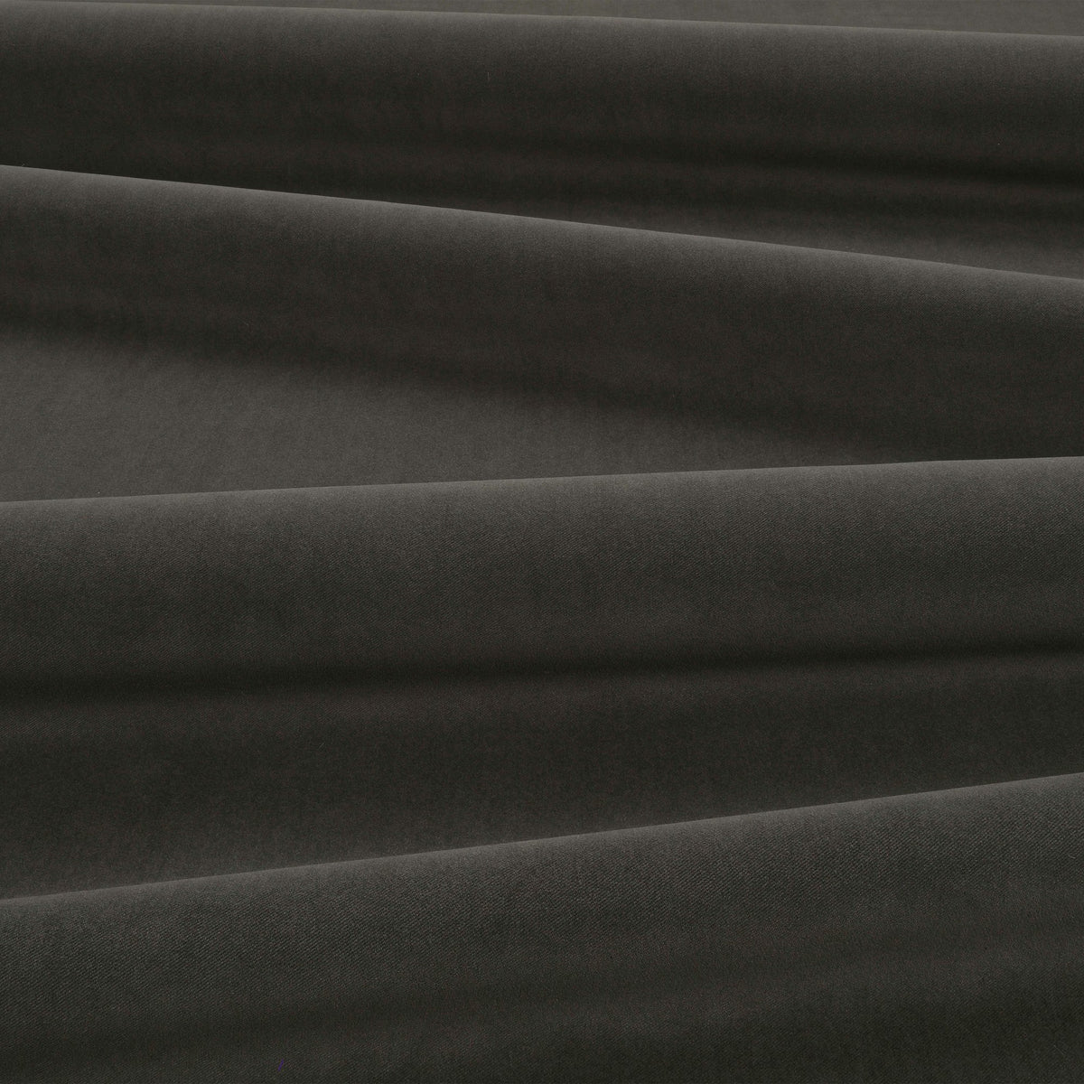 Smooth IV FR Crib 5 Carbon Smooth IV EasyClean Fabric by Kirkby Design — draped