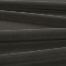 Smooth IV FR Crib 5 Carbon Smooth IV EasyClean Fabric by Kirkby Design — draped