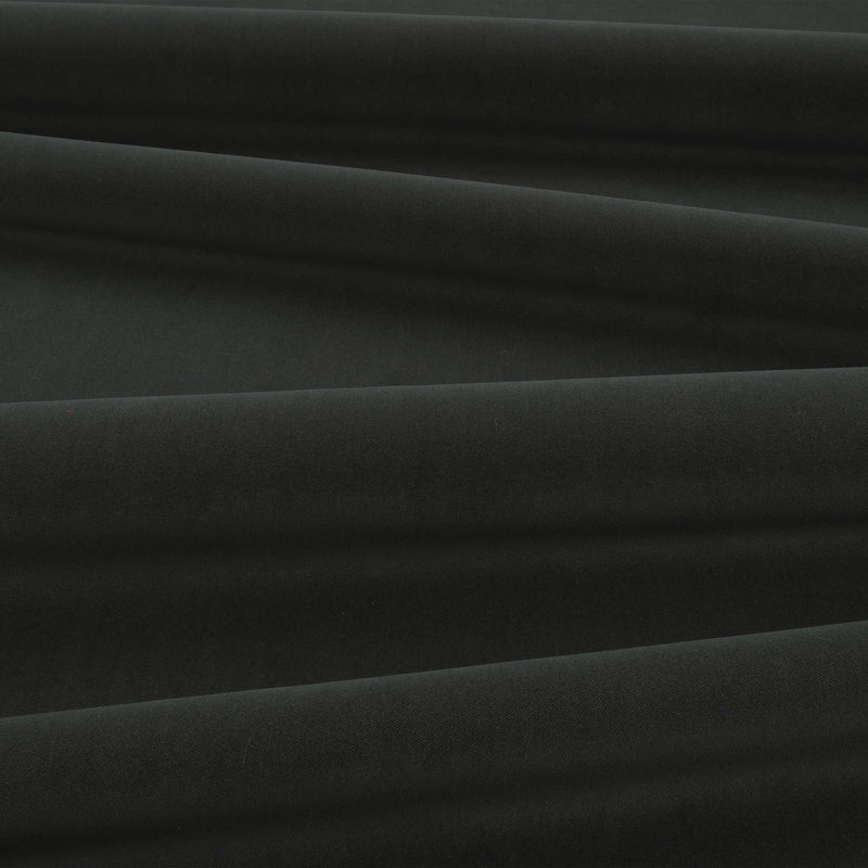 Smooth IV FR Crib 5 Indian Ink Smooth IV EasyClean Fabric by Kirkby Design — draped