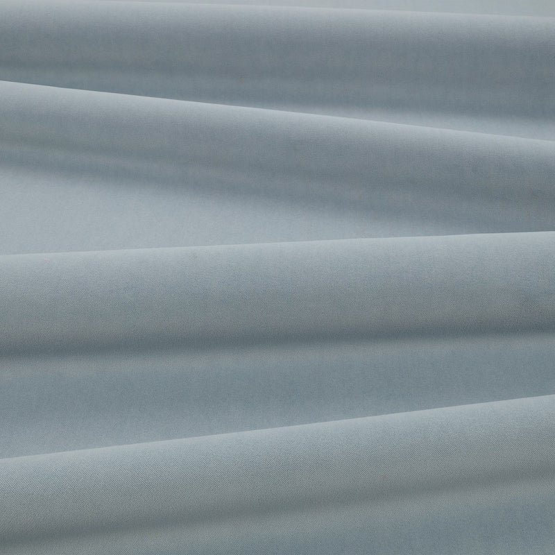 Smooth IV FR Crib 5 Light Denim Smooth IV EasyClean Fabric by Kirkby Design — draped