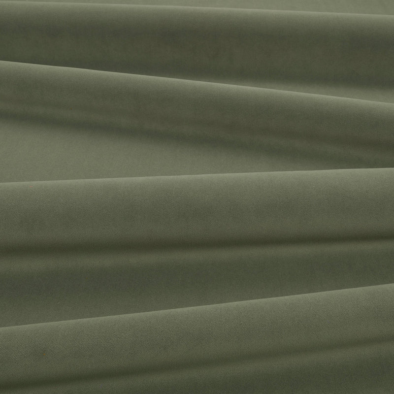Smooth IV FR Crib 5 Khaki Smooth IV EasyClean Fabric by Kirkby Design — draped