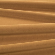 Smooth IV FR Crib 5 Ochre Smooth IV EasyClean Fabric by Kirkby Design — draped