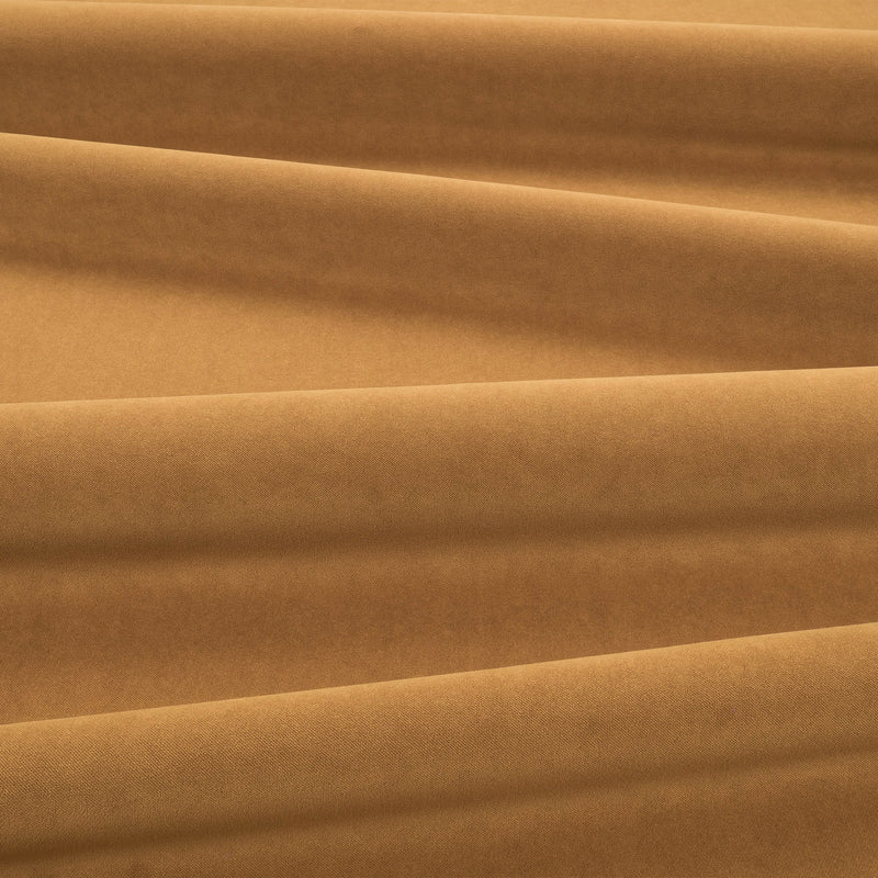 Smooth IV FR Crib 5 Ochre Smooth IV EasyClean Fabric by Kirkby Design — draped