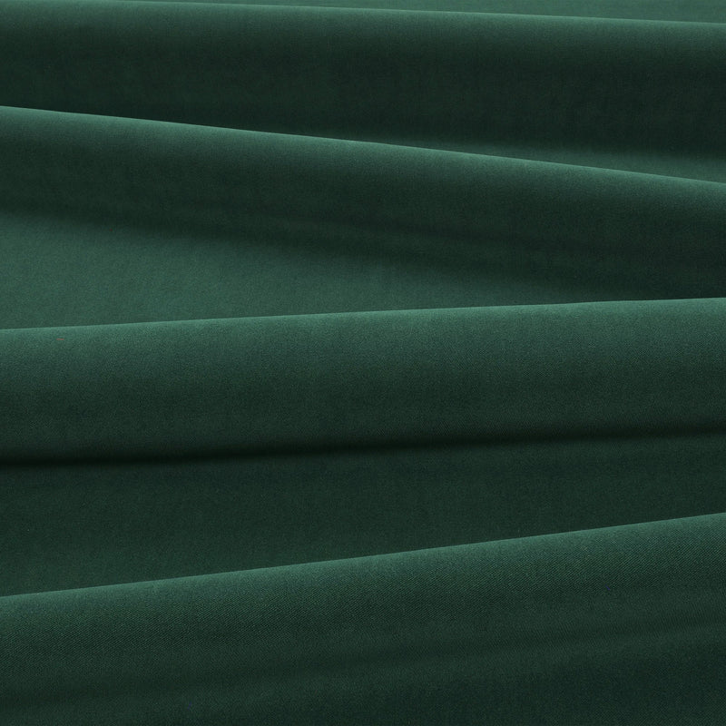 Smooth IV FR Crib 5 Evergreen Smooth IV EasyClean Fabric by Kirkby Design — draped