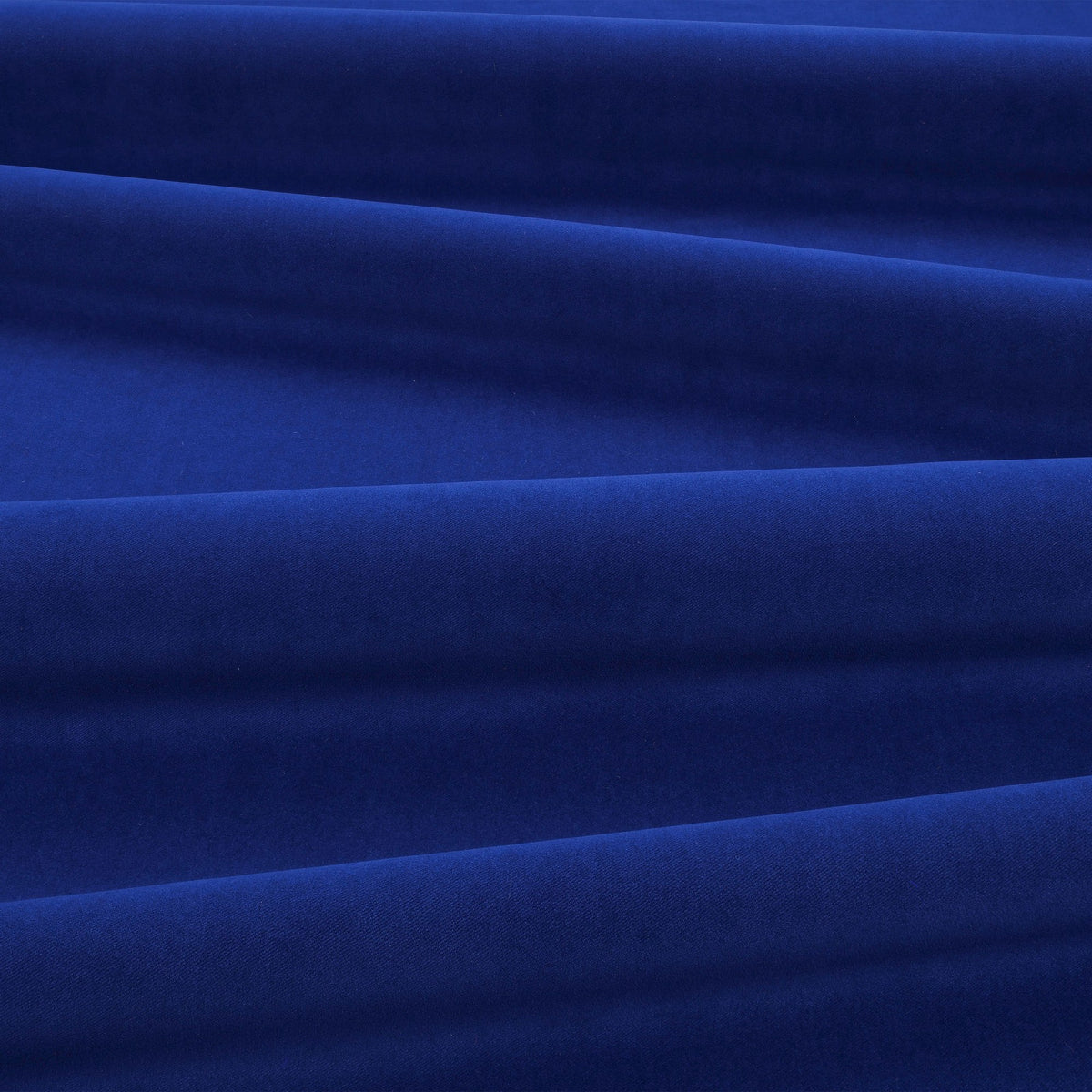 Smooth IV FR Crib 5 Cobalt Smooth IV EasyClean Fabric by Kirkby Design — draped