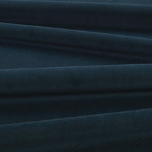 Smooth IV FR Crib 5 Midnight Smooth IV EasyClean Fabric by Kirkby Design — draped