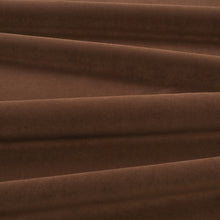 Smooth IV FR Crib 5 Chocolate Smooth IV EasyClean Fabric by Kirkby Design — draped