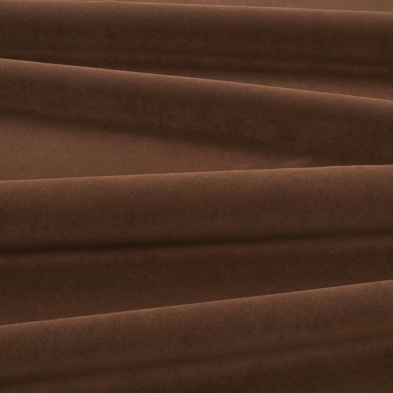 Smooth IV FR Crib 5 Chocolate Smooth IV EasyClean Fabric by Kirkby Design — draped
