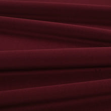 Smooth IV FR Crib 5 Claret Smooth IV EasyClean Fabric by Kirkby Design — draped