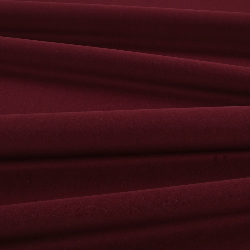 Smooth IV FR Crib 5 Claret Smooth IV EasyClean Fabric by Kirkby Design — draped