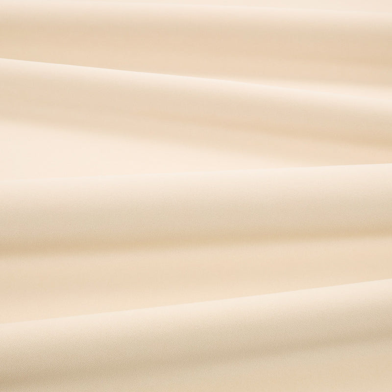 Smooth IV FR Crib 5 Cream Smooth IV EasyClean Fabric by Kirkby Design — draped