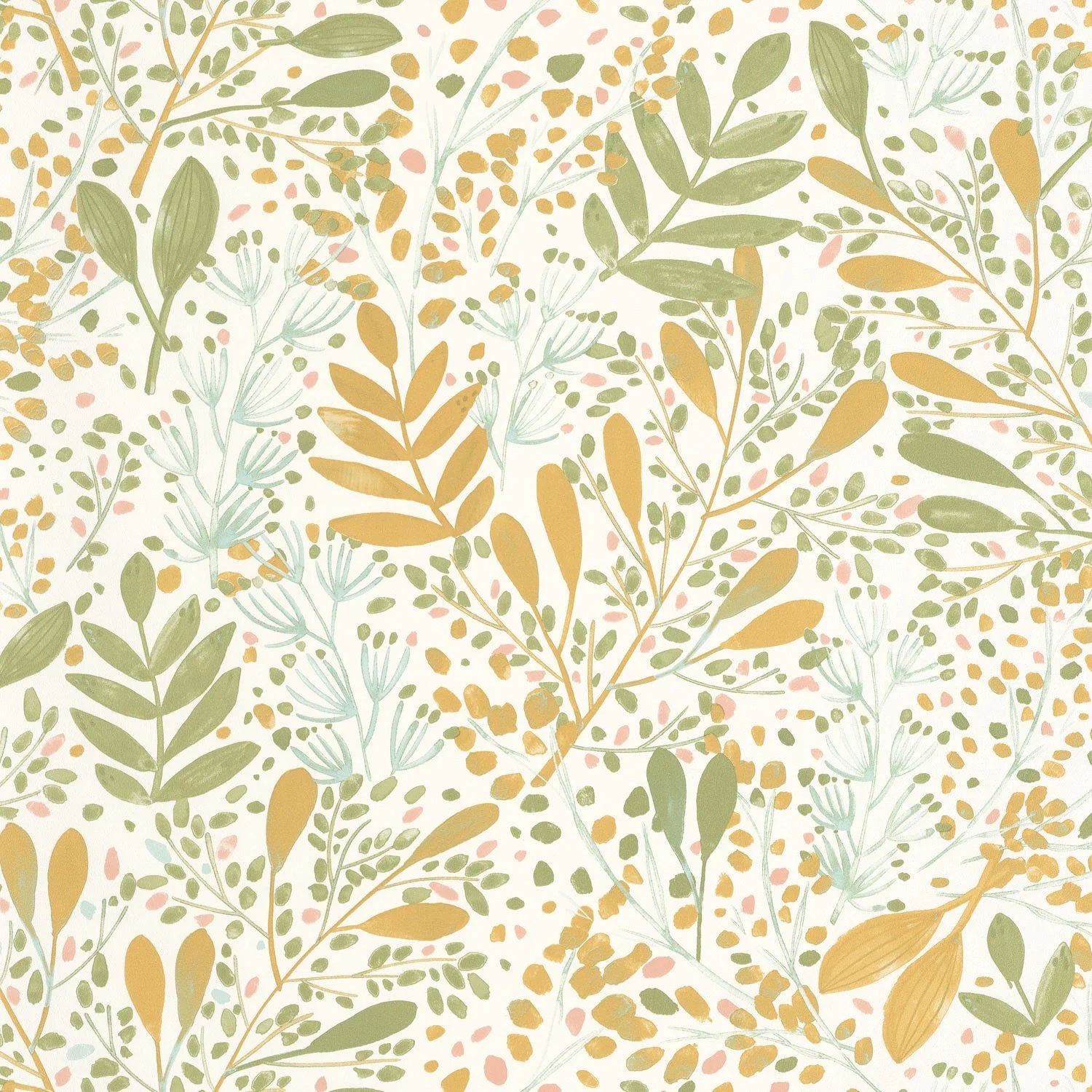 KBO101690369 Green Life Joy Kitchen Box Wallpaper by Caselio