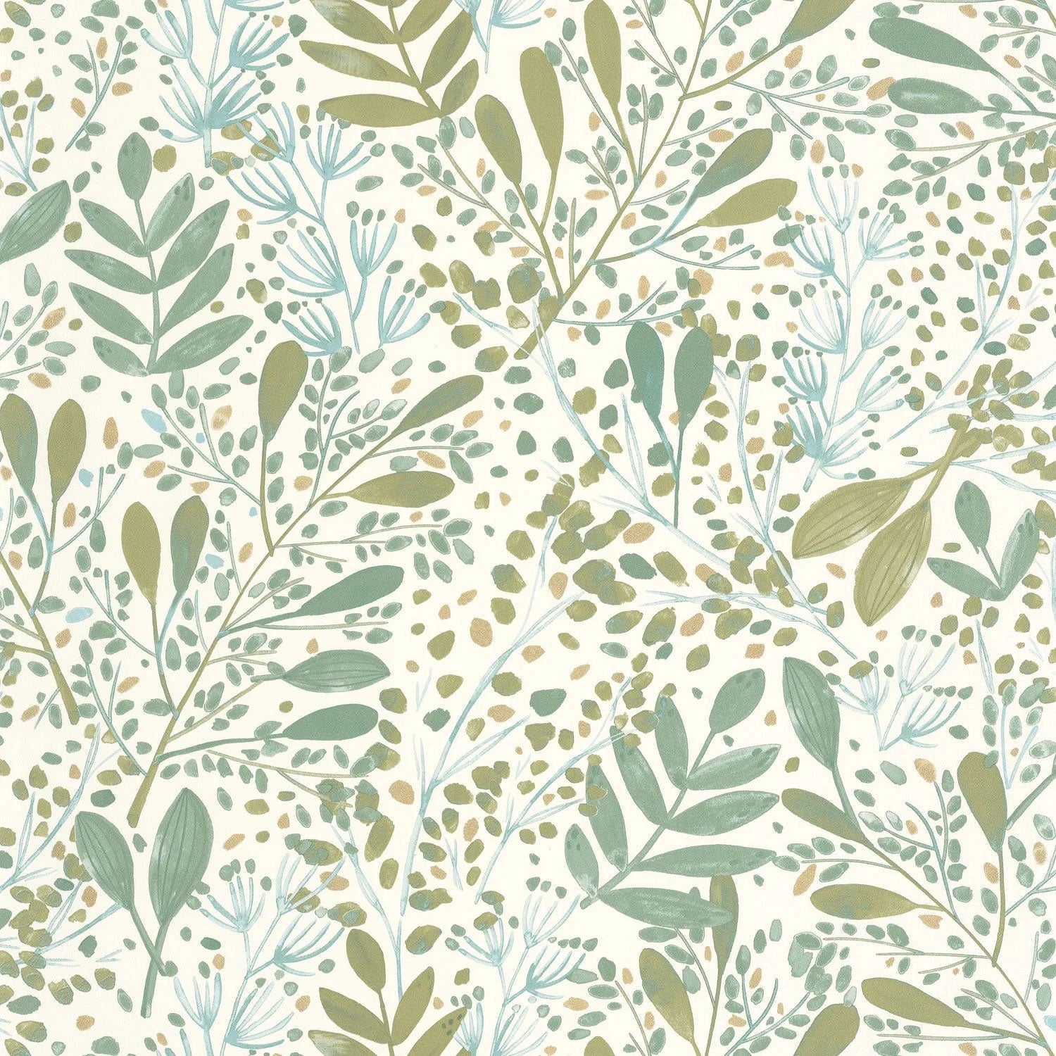 KBO101690734 Green Life Joy Kitchen Box Wallpaper by Caselio