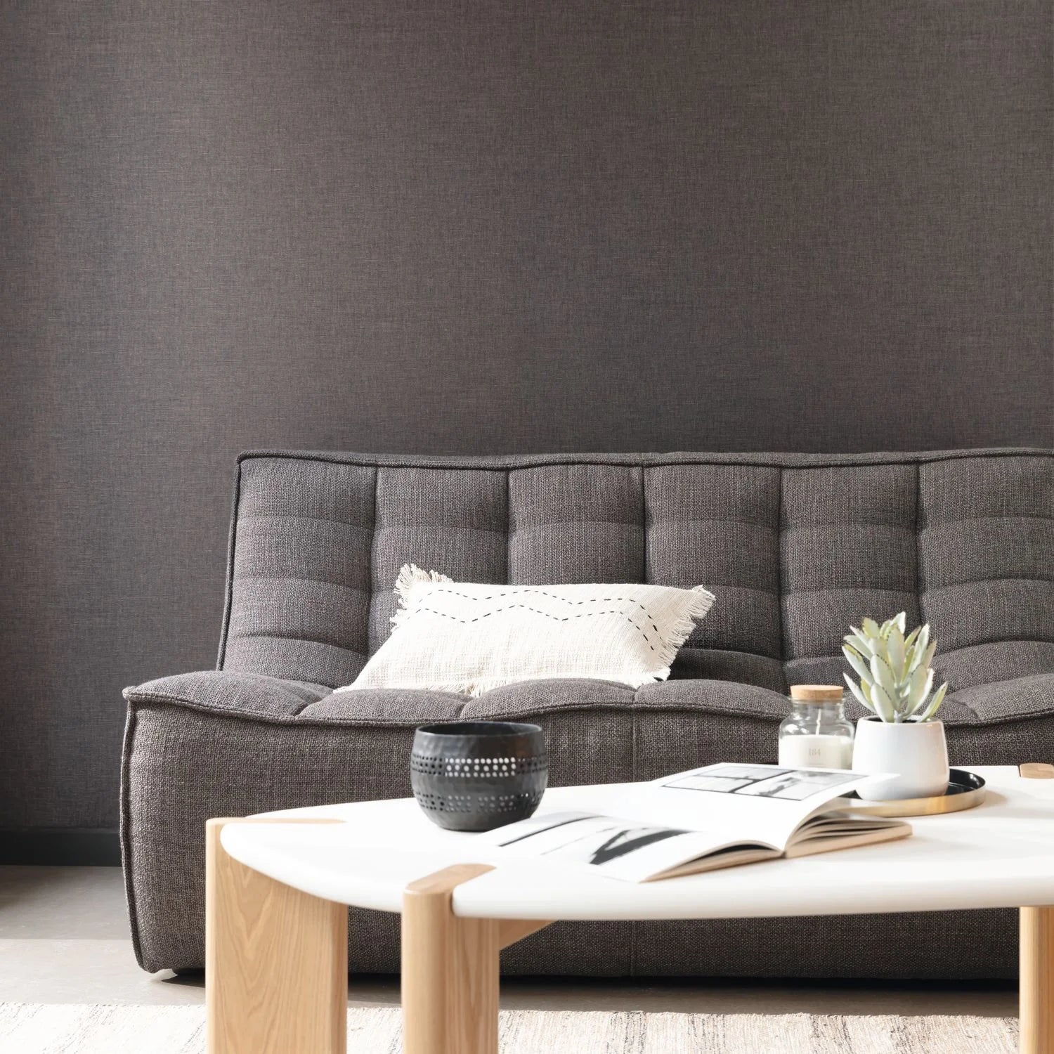 KBO103239130 Uni Metallise/Irise Light Wallpaper by Caselio