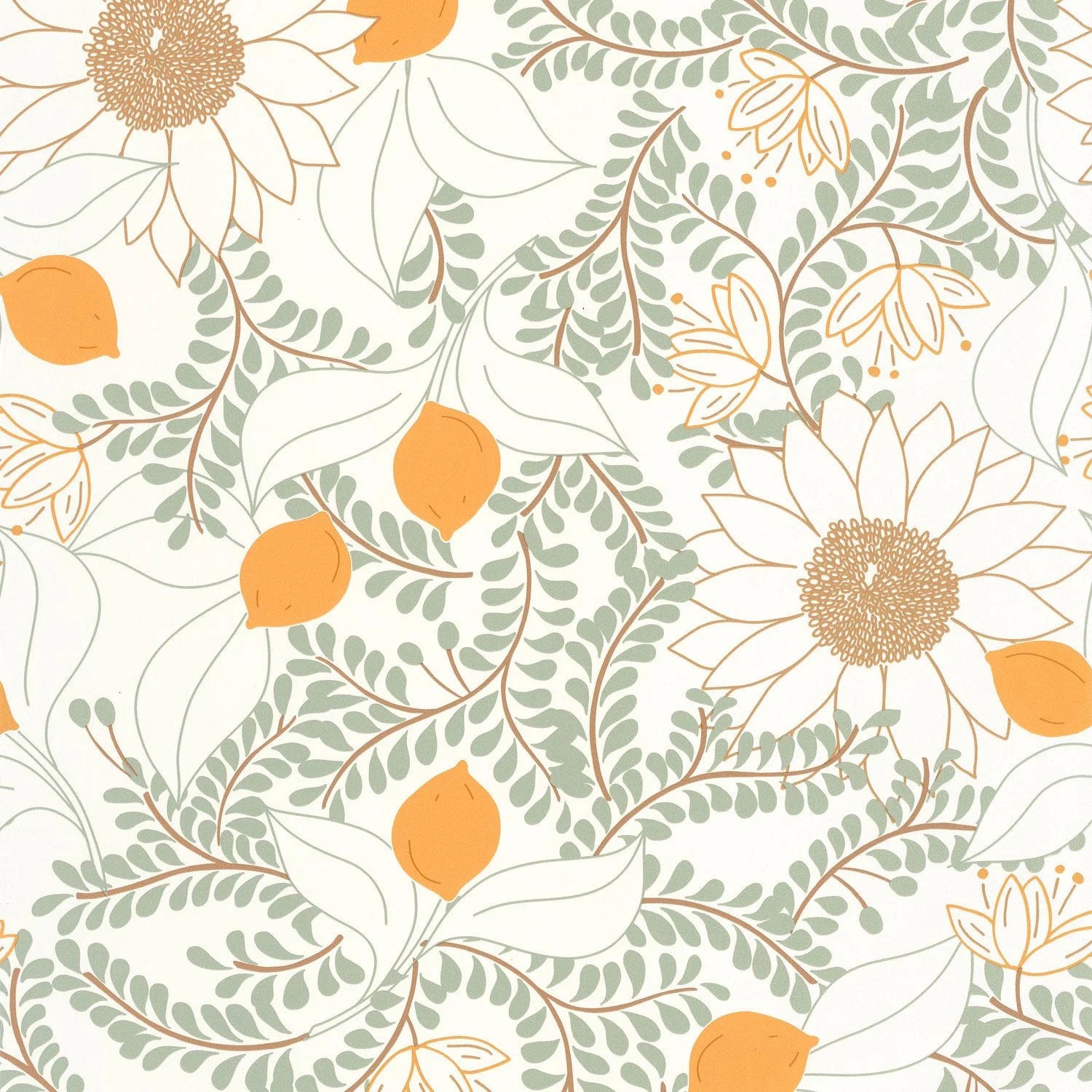 KBO106880724 Sunflower Kitchen Box Wallpaper by Caselio