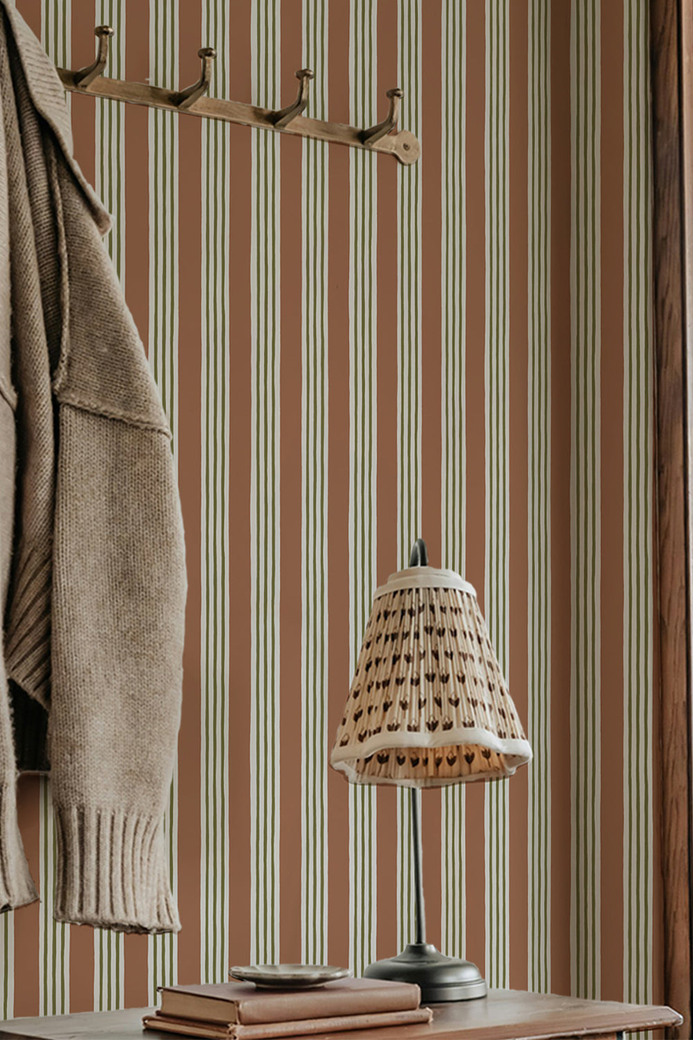 KEM-032-055-056 Kemble Stripe Roll II Wallpaper by Josephine Munsey