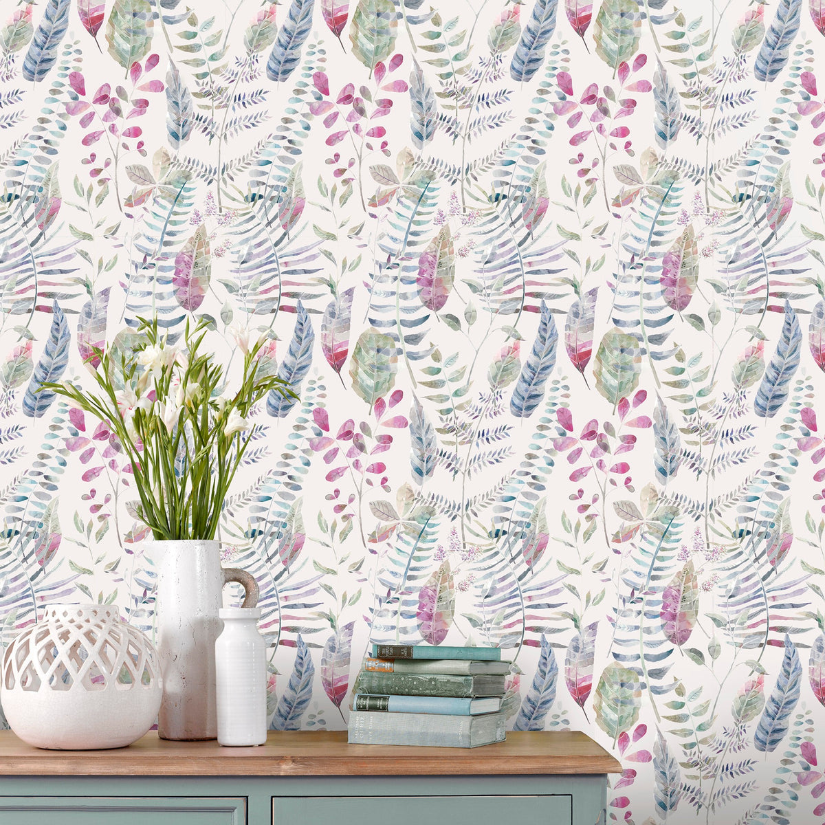 Kenton Loganberry Edenmuir Wallpaper by Voyage Maison | KENTON/WPO/LOG
