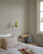 Jonas Misty Blue Kolonin II Wallpaper by Sandberg roomshot