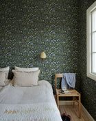 Märta Charcoal Kolonin II Wallpaper by Sandberg roomshot