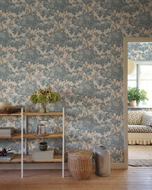 Light Blue Eken Sandberg Edition Wallpaper by Sandberg