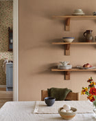 Fabian Terracotta Kolonin II Wallpaper by Sandberg roomshot
