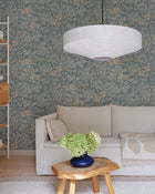 Tyra Misty Blue Kolonin II Mural by Sandberg roomshot