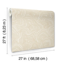 KT2161 Geodes Cream Classics Wallpaper by York Wallcoverings