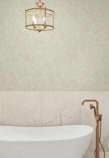 KT2161 Geodes Cream Classics Wallpaper by York Wallcoverings