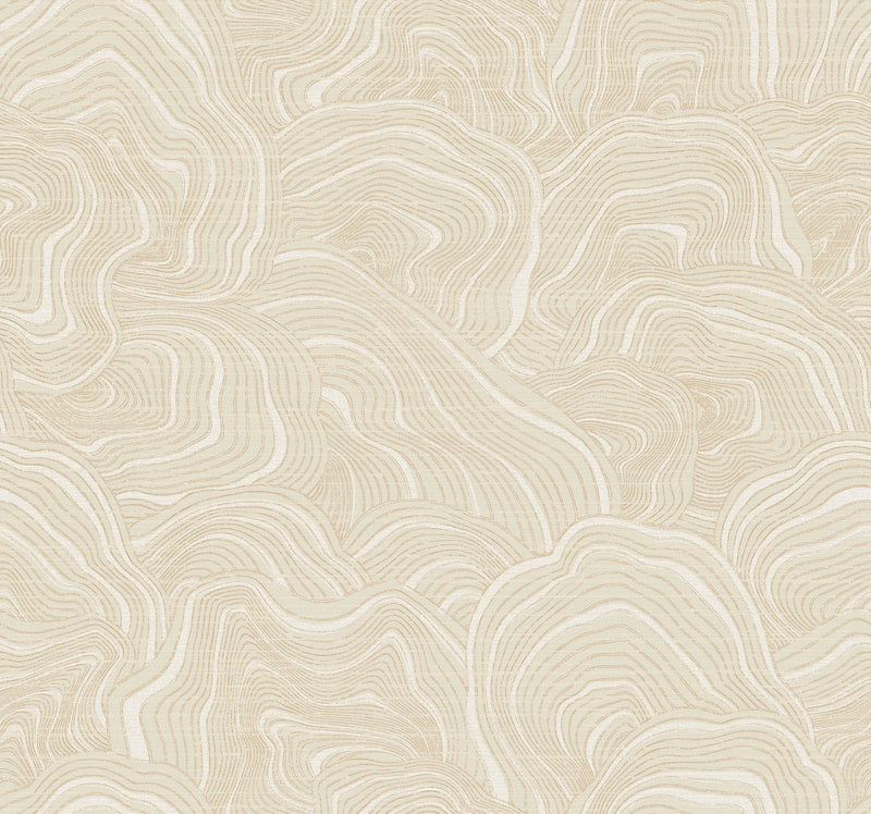 KT2161 Geodes Cream Classics Wallpaper by York Wallcoverings