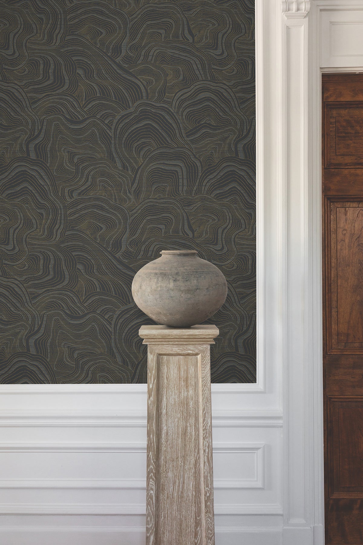 KT2162 Geodes Black Classics Wallpaper by York Wallcoverings