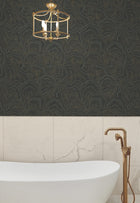 KT2162 Geodes Black Classics Wallpaper by York Wallcoverings