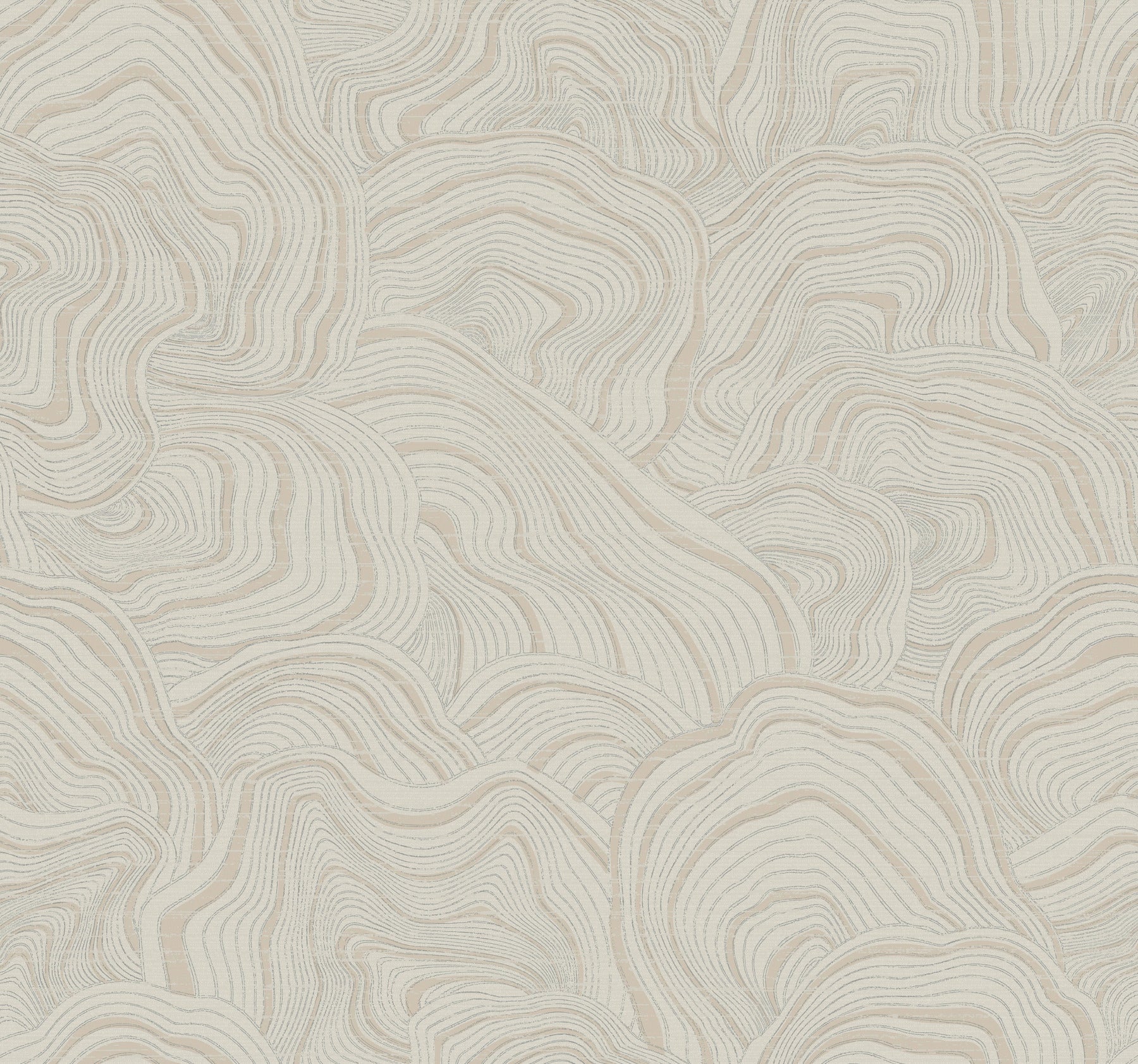 KT2164 Geodes Taupe Classics Wallpaper by York Wallcoverings
