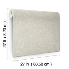 KT2164 Geodes Taupe Classics Wallpaper by York Wallcoverings