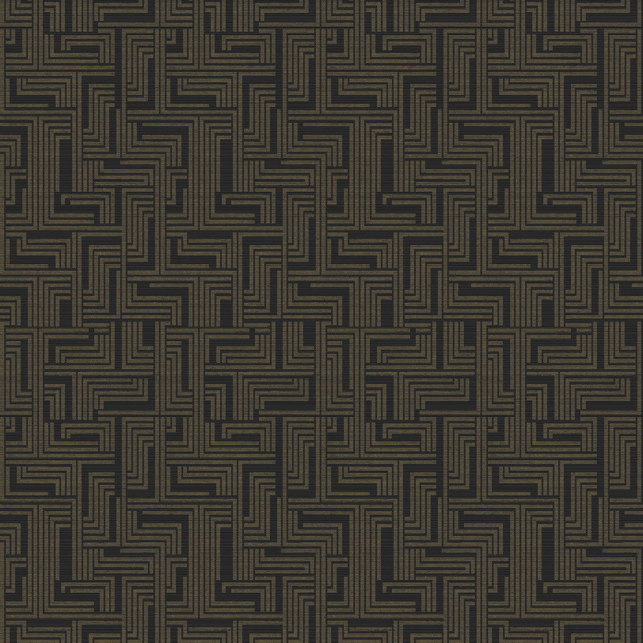L-BD2007 Geometric Boutique Sheen Bronze Brown Wallpaper by Galerie