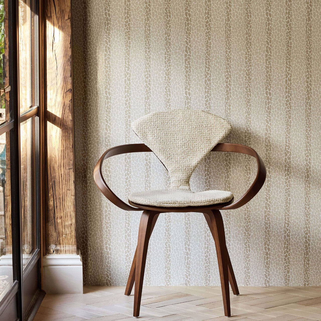 Lacuna Stripe Reflect Wallpaper by Harlequin