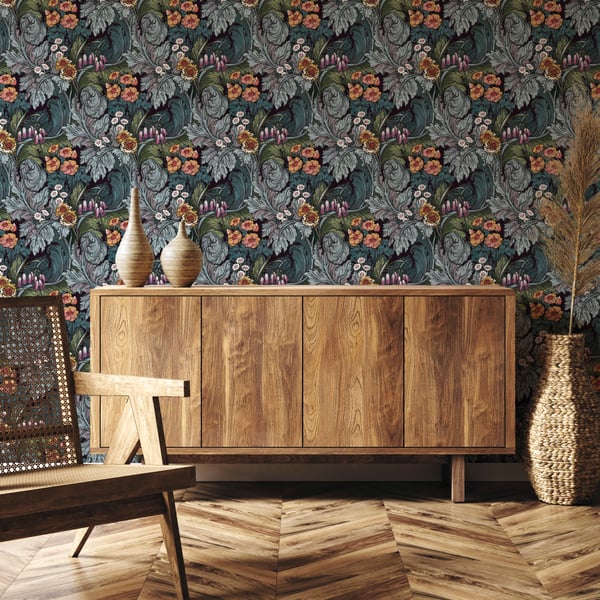 LB25134 Hedgerovia Laurence Llewelyn Bowen Off The Wall Wallpaper by Galerie