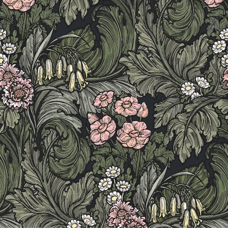 LB25138 Hedgerovia Laurence Llewelyn Bowen Off The Wall Wallpaper by Galerie