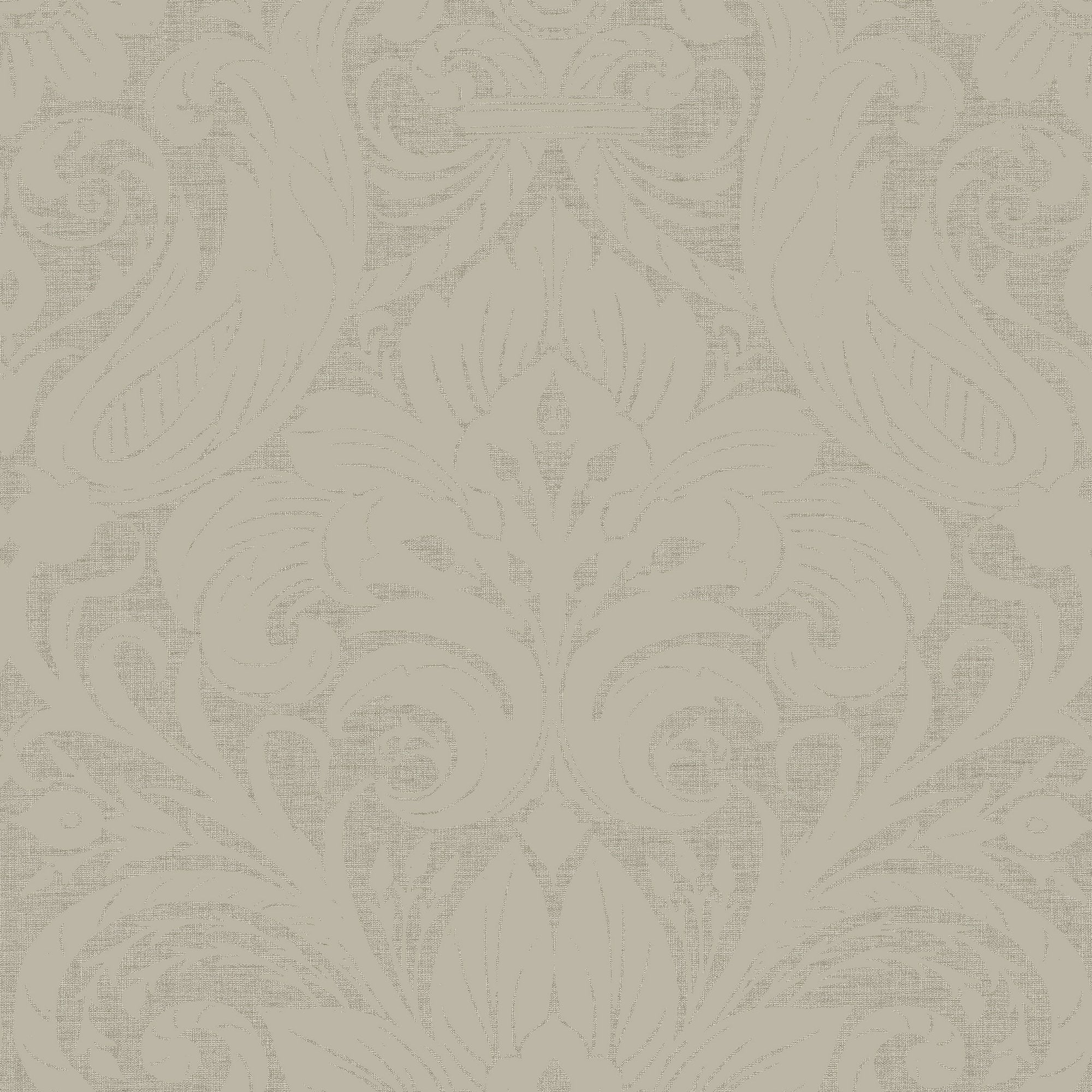 LB25171 Damask Sauvage Laurence Llewelyn Bowen Off The Wall Wallpaper by Galerie