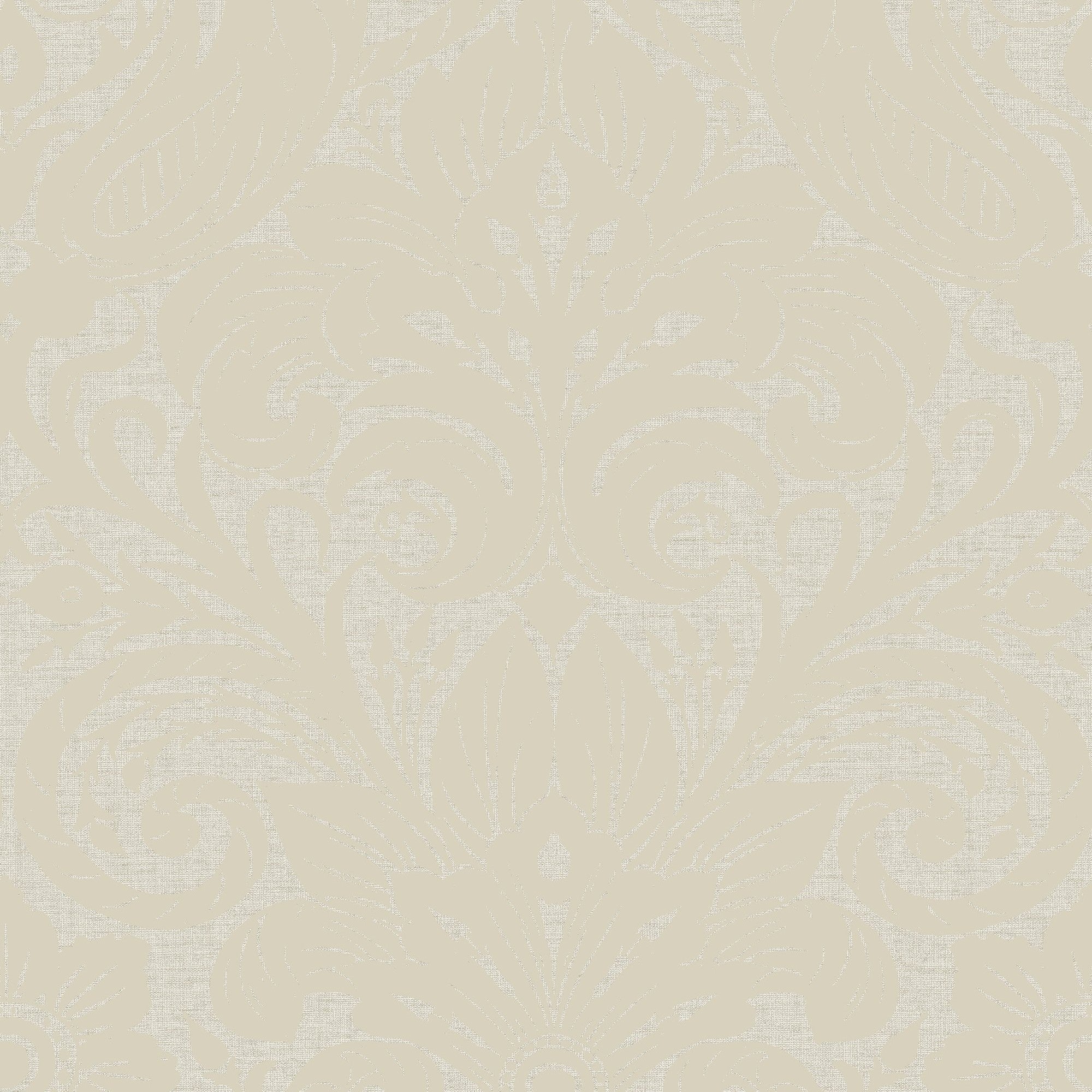 LB25171 Damask Sauvage Laurence Llewelyn Bowen Off The Wall Wallpaper by Galerie