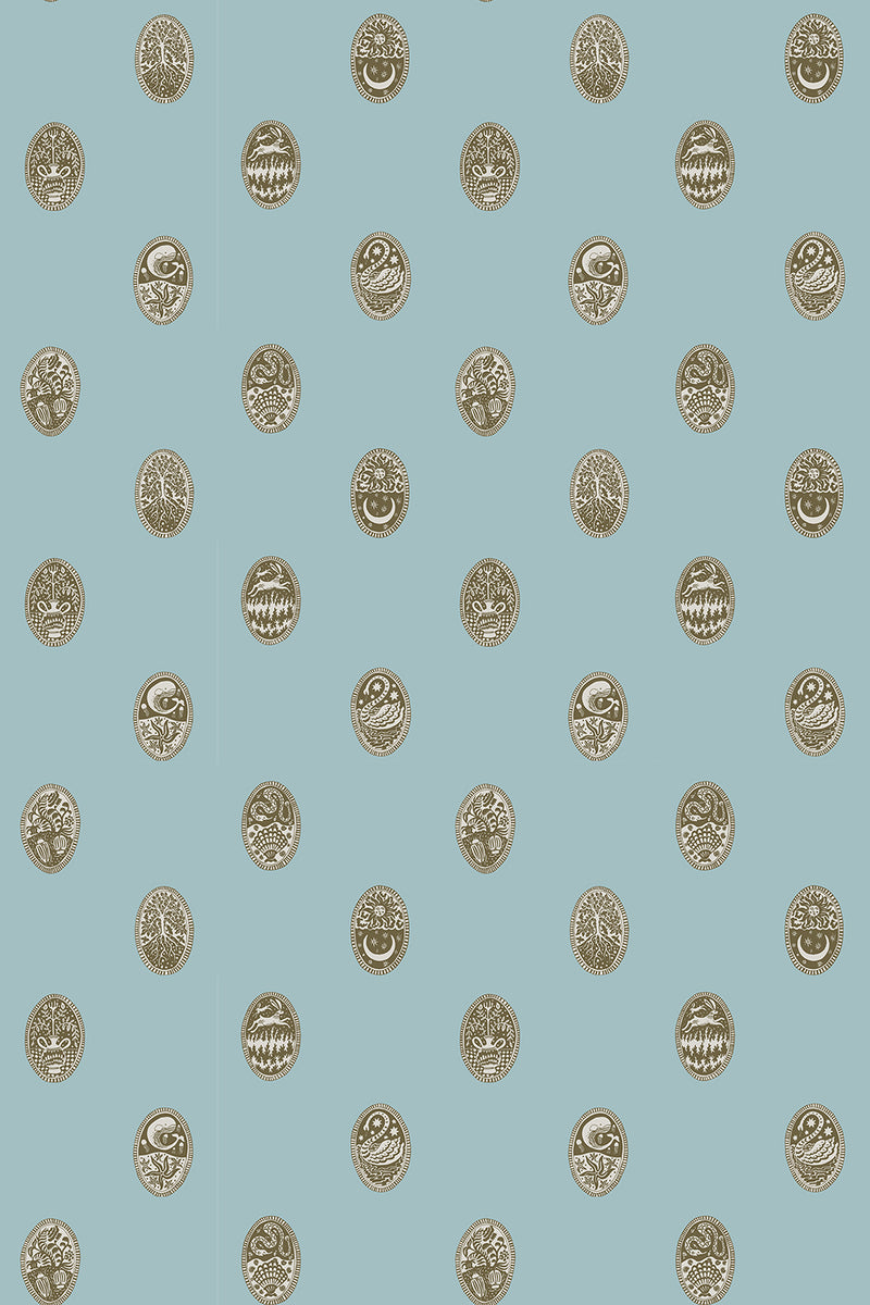 LIN-049-051-062 Linear Cameos Roll II Wallpaper by Josephine Munsey