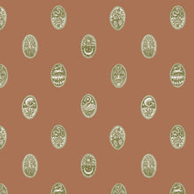 LIN-055-032-056 Linear Cameos Roll II Wallpaper by Josephine Munsey